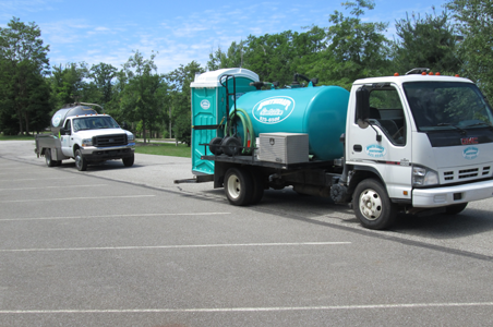 As shown, our portable potties are ideal for summer sports events, picnics and sports practices.
